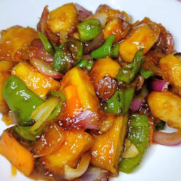 チキンナゲットリメイク 甘酢炒め レシピ 作り方 By あやめぇ 楽天レシピ